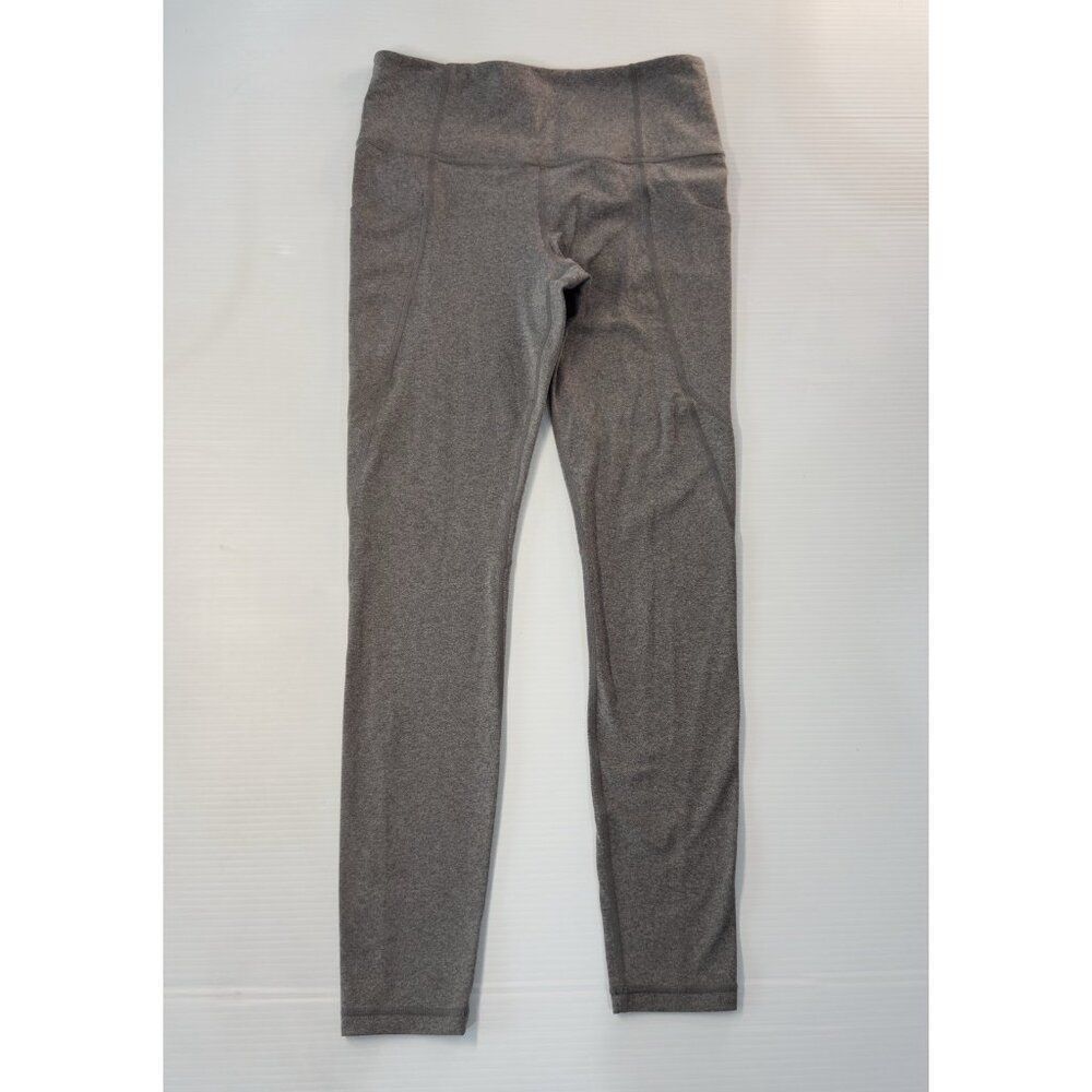 Athleta Salutation Stash Pocket 7/8 Grey Heather Size Small Athleisure Yoga
